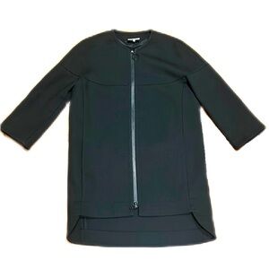 AKRIS Punto Wool Blend Black Jacket Size 4